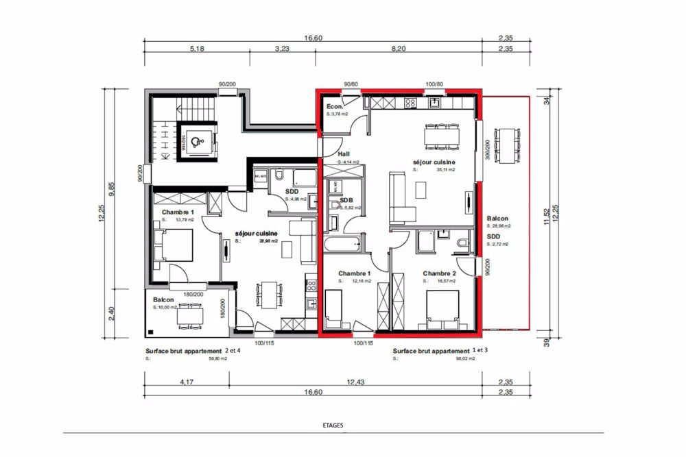 Le Bouveret, 3,5 Zimmer in der neuen Residenz L'Aurore - Bild 8