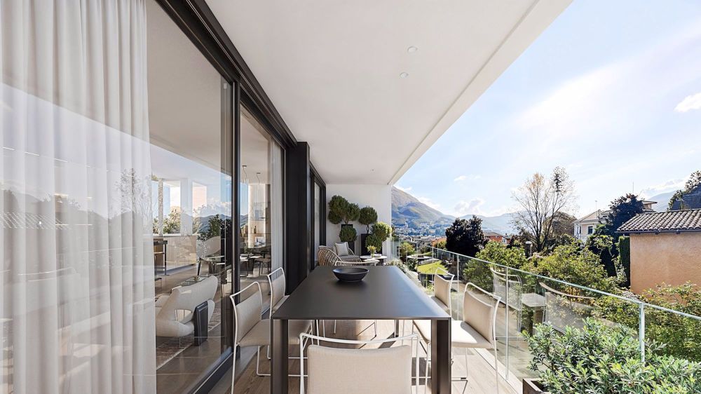 Elegantes Apartment mit 4.5 Zimmern in Gentilino - Bild 1