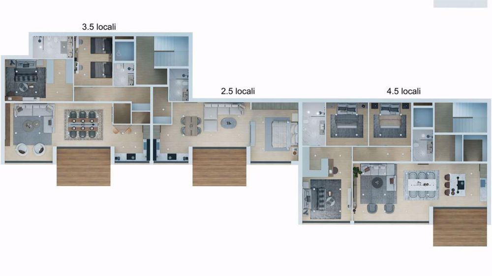 Nuovi 2.5 locali open space con vista lago - Bild 12