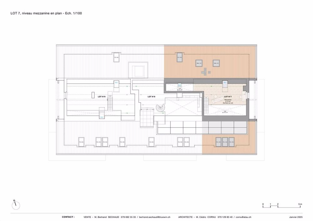 Prachtvolle Dachwohnung mit Mezzanine und großem Balkon - Einheit 7 - Bild 7