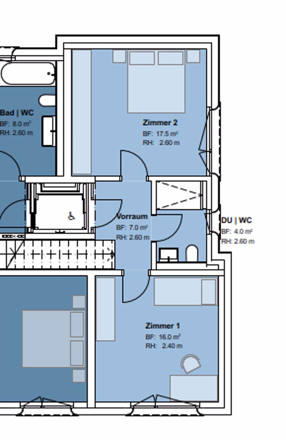 Neubau am sonnigen Huebachersteig in Untersiggenthal – Haus B / Whg. 1B - Bild 3