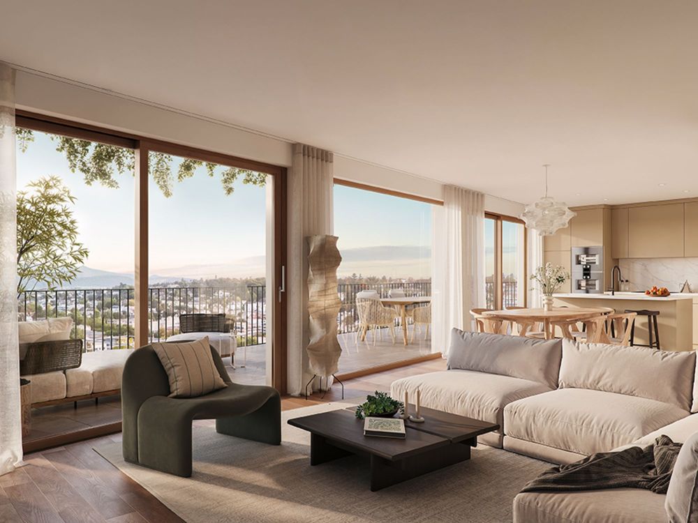 Exklusive, moderne Geschosswohnung mit vorgelagerter Terrasse und unverbaubarer Aussicht - W9 - Bild 9