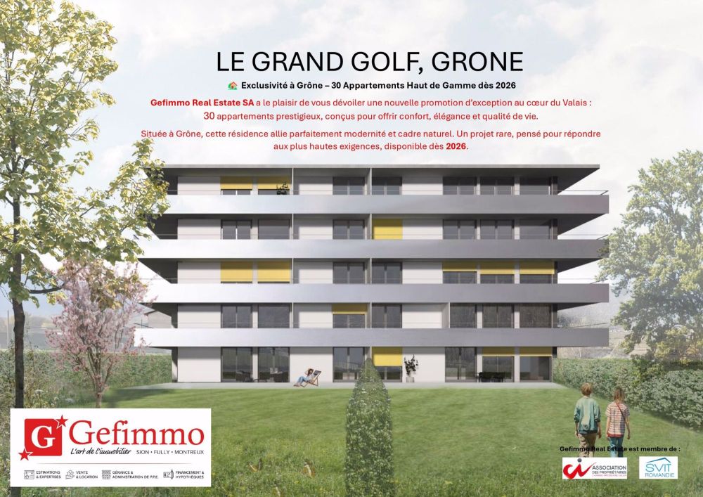 Promotion haut de gamme d'appartements prestigieux, conçus pour offrir confort, élégance et qualité de vie. - Bild 1