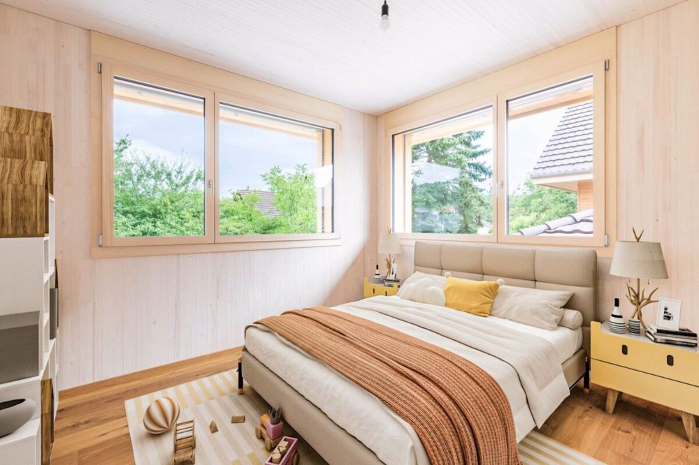 Natürlich Zuhause: Modernes Einfamilienhaus - Helle Räume erwarten Sie im Obergeschoss