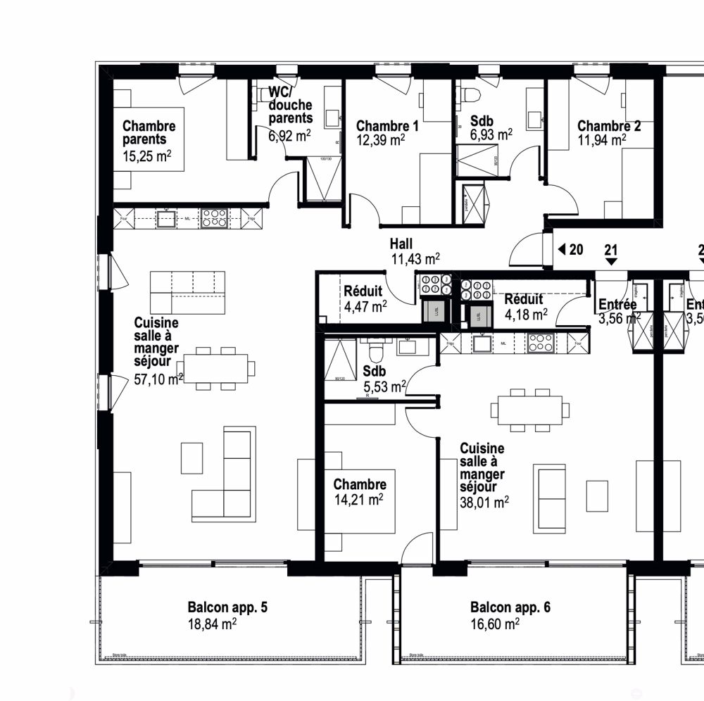 Appartement Minergie P, 4,5 pièces à Châtel-St-Denis, inclus 2 places au garage (LOT16) - Bild 3
