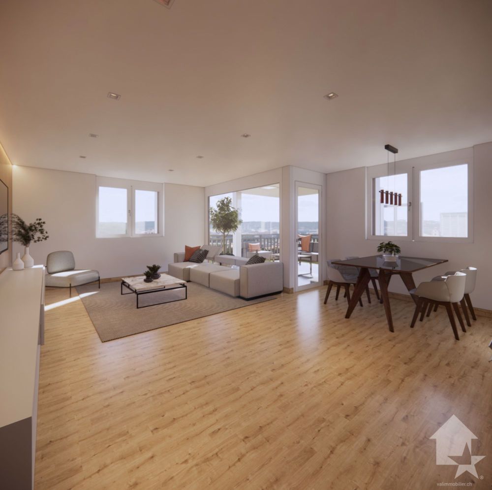 Appartements de 2.5 pièces avec balcon très bien situé - Bild 1