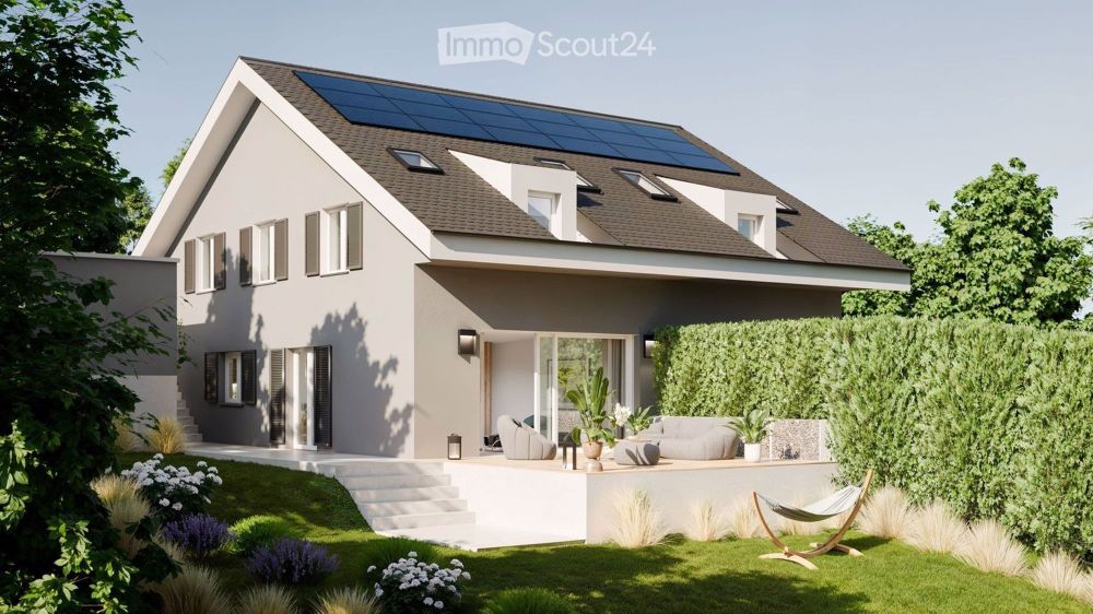 Eine absolute Rarität - MINERGIE-Doppelhaushälfte mit 217,70 m2 Nutzfläche (Lot 1 reserviert) - Bild 1