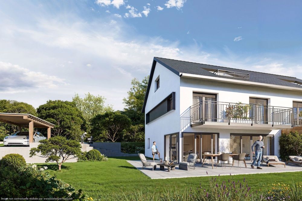 Villa mit 5,5 Zimmern, Veranda, Gartenschuppen und Garage (Lot B) - Bild 1