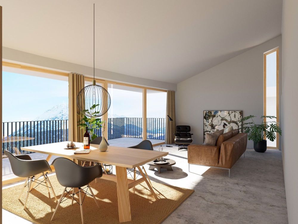 3.5-Zimmer Terrassenwohnung in Schinnas, Scuol - Bild 1