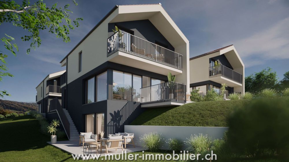 4 moderne Villen mit Abstand, nahe Romont - Bild 2