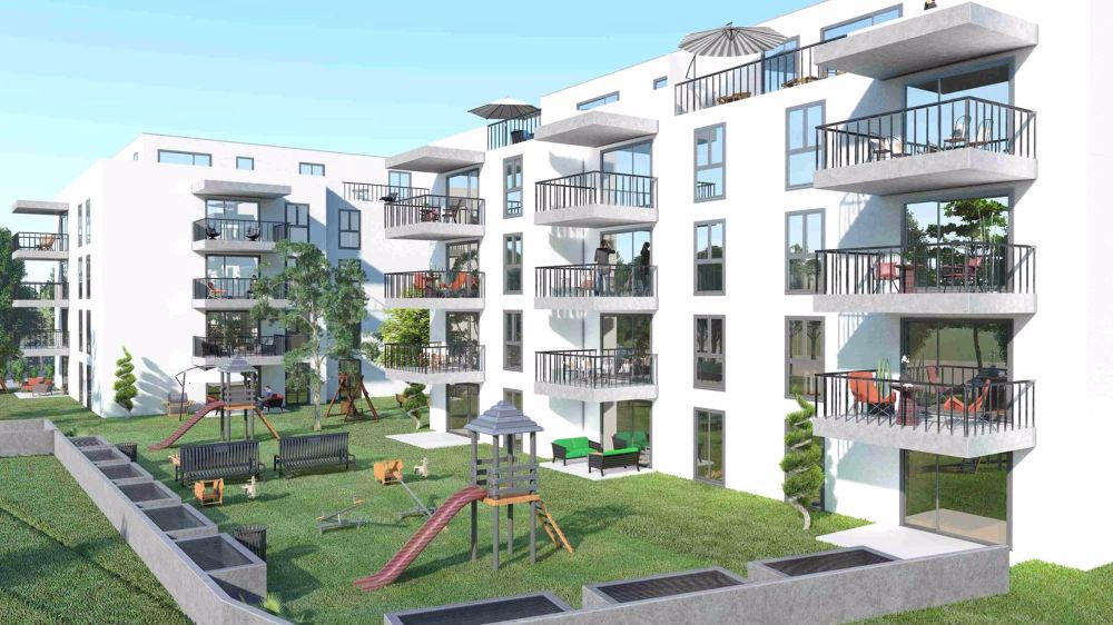 2 immeubles à rendement neufs de très haute qualité de 36 appartements et 1 surface administrative - Bild 2