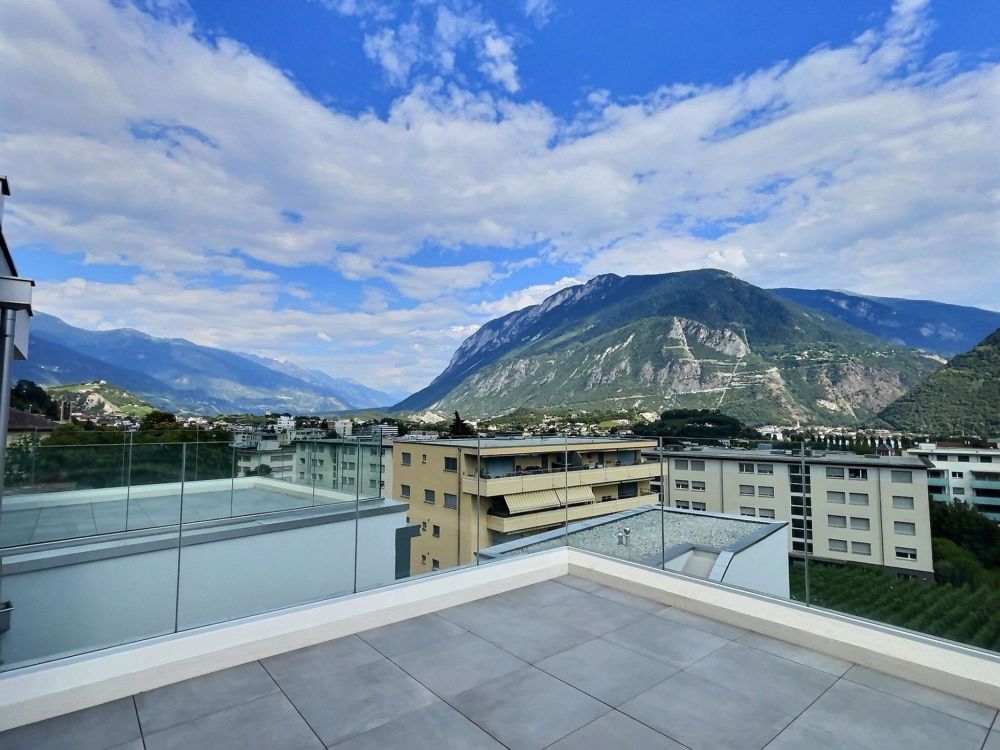 Dachgeschoss-Rooftop-Wohnung - 3,5-Zimmer-Durchgangswohnung - Attique, 3.5 pièces, 124.00 m2