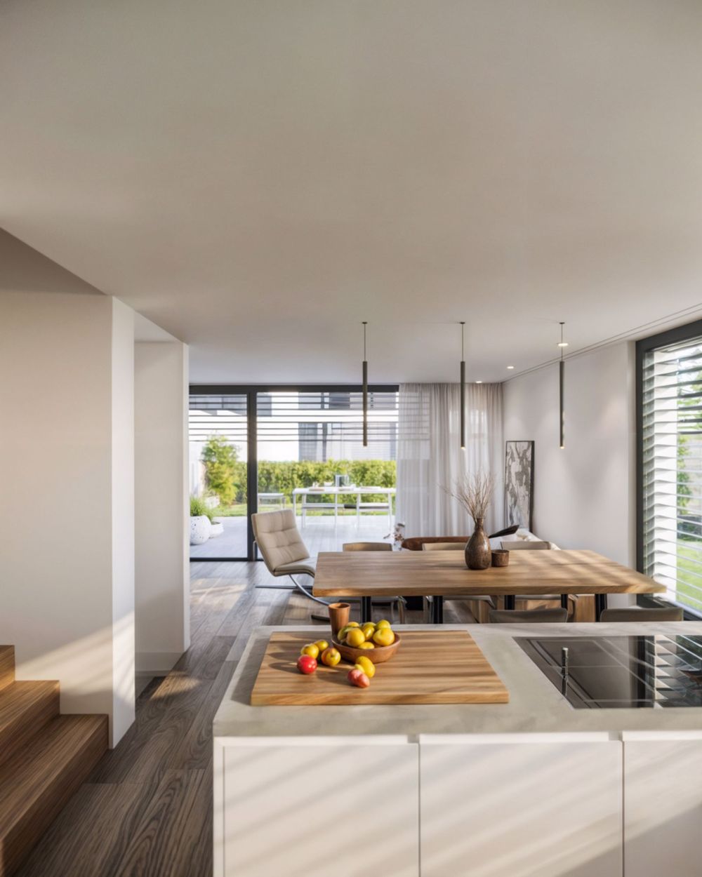 Neubau Mosermattstrasse mit vier 5.5-Zimmer-Doppelhäuser (Haus 4) - Visualisierung