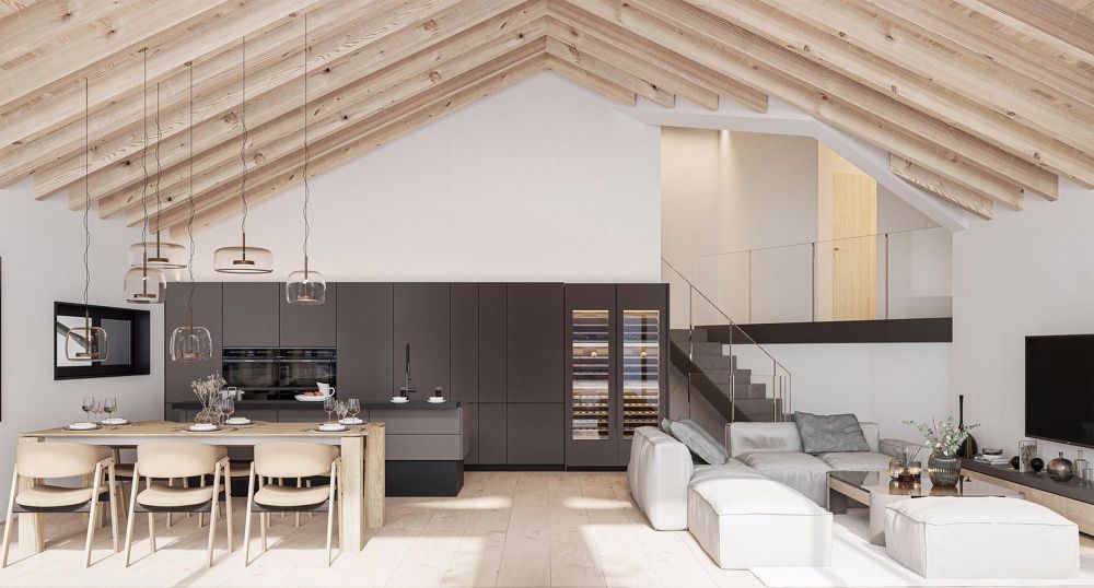Ein Architektenchalet, exklusiv mit atemberaubendem Panoramablick - Bild 6
