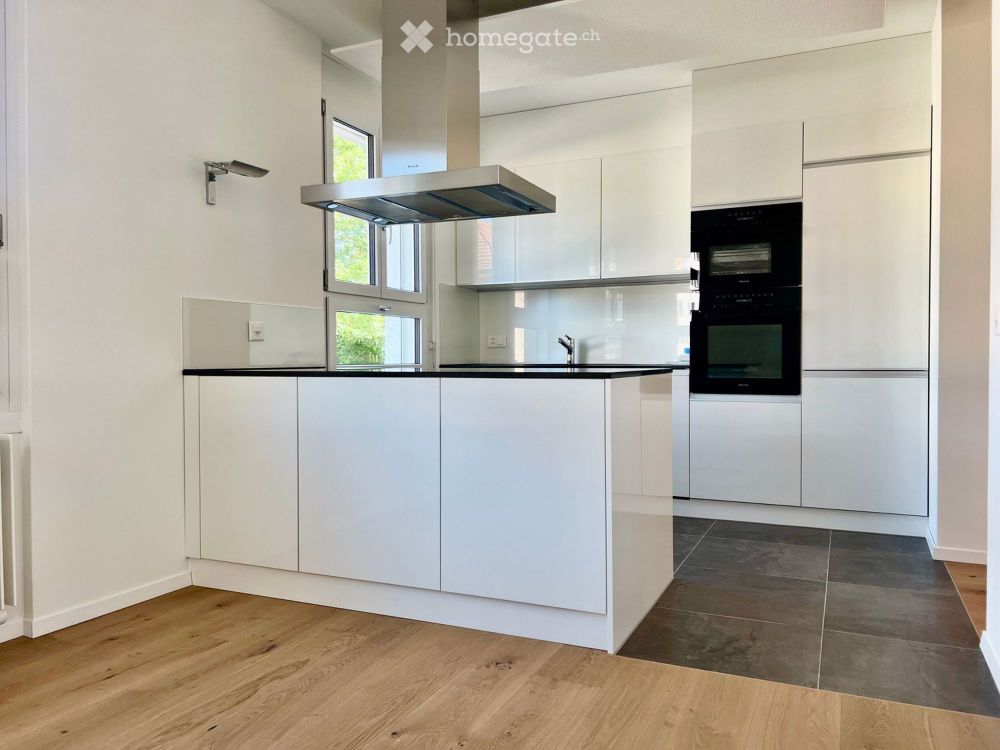 Erstbezug! Neue, grosse und luxuriöse Wohnung mit Gartensitzplatz an zentraler Lage zu vermieten. - Bild 1