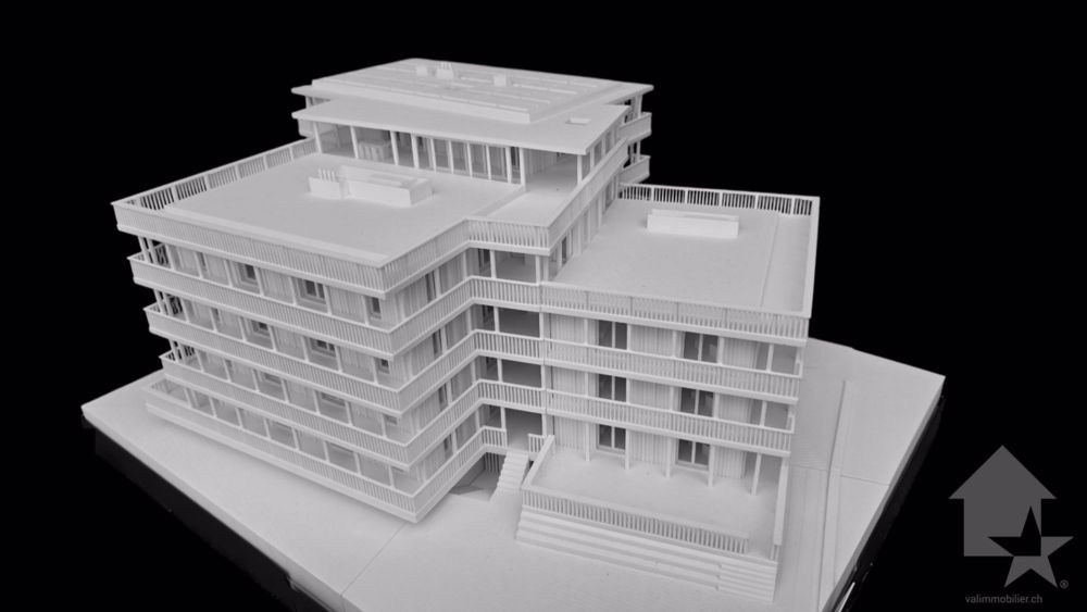 Monthey, La Kaazelle 4,5 Zimmer in einer umweltfreundlichen Wohnanlage - Bild 1