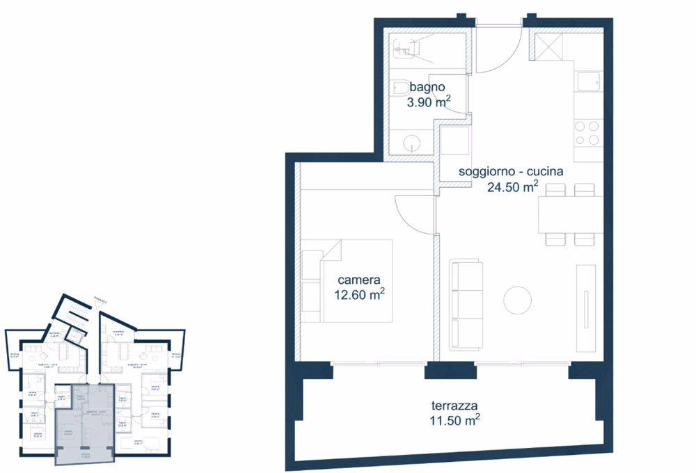Außergewöhnliche 3.5-Zimmer-Wohnung in Biasca, im Kanton Tessin - Image 2
