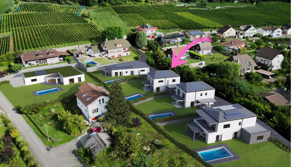 Parcelles de terrain C y.c. les honoraires d'architecte & projet de construction personnalisable - Bild 2
