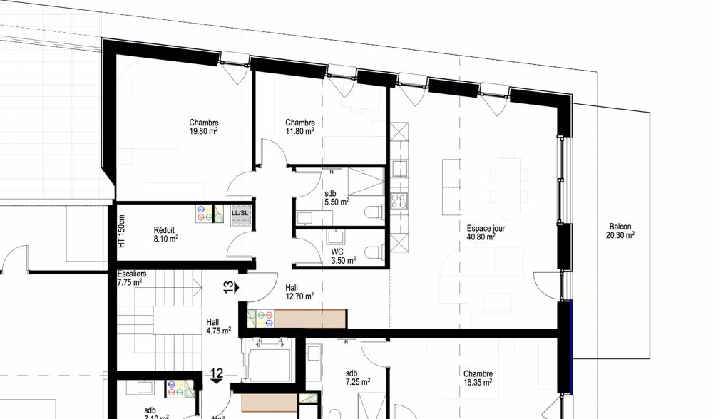 Prächtiges Minergie-P-Attikapartment mit 3,5 Zimmern in einer grünen Oase in Tatroz - Bild 3