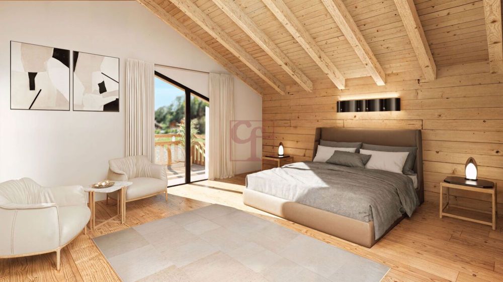 Die Sciernes-d'Albeuve - Moderne Chalets - Chambre à coucher