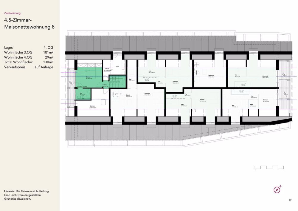 Exklusive 4.5-Zimmer-Maisonette-Ferienwohnung WIRKLICH AN BESTER LAGE IN FLIMS - Bild 7