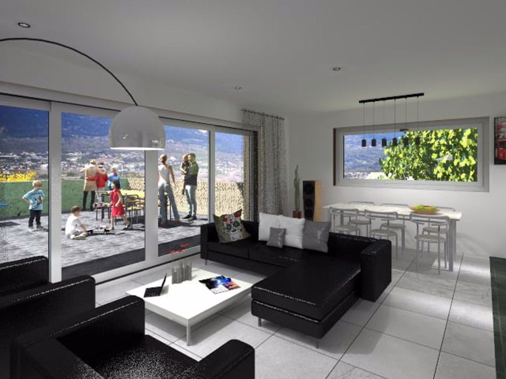Magnificent 3.5-room new apartment with mountain view in Sion - Bild 2