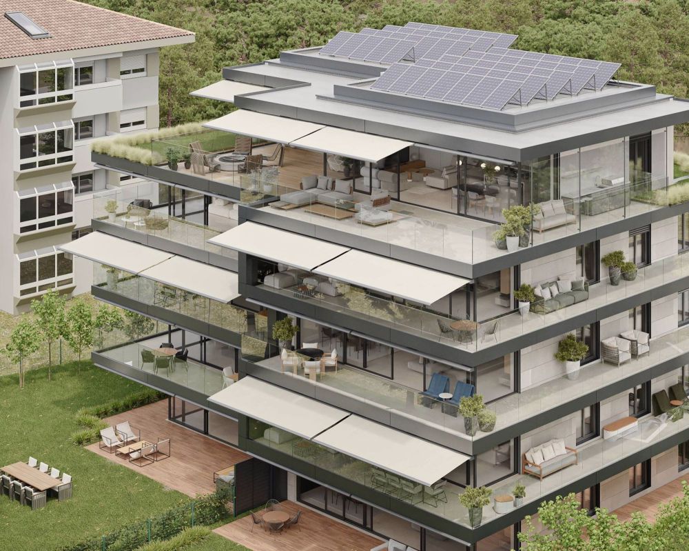 Die Uferpromenade des Genfersees - Leben Sie das Außergewöhnliche in Pully | Lot 9 - Façade Sud-Est