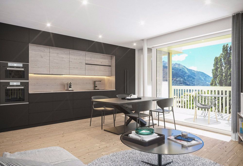 3.5 pièces au centre de Martigny dans nouvelle PPE Le Vieux Pont - Bild 1
