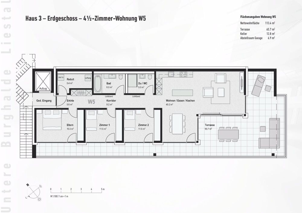 Topmoderne 4½-Zimmerwohnung mit grosser Terrasse - Bild 6