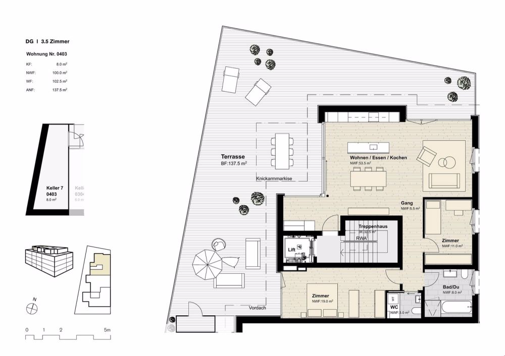 5.5-Zimmerwohnung an idyllischer und zentraler Lage - Bild 12