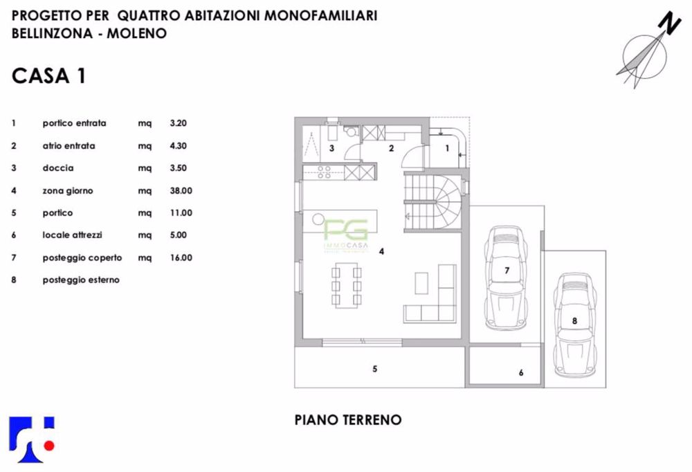 Moderne case unifamiliari con giardino - Bild 13