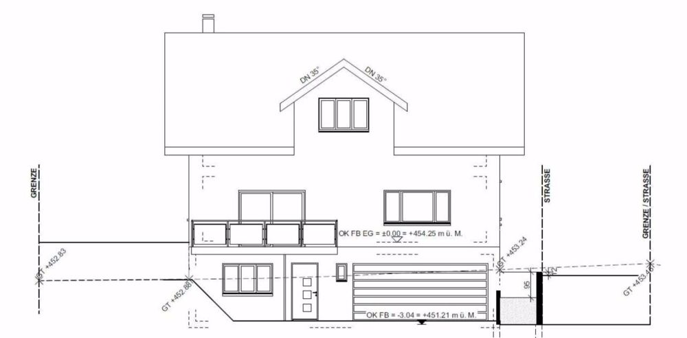 Zu verkaufen bei 8556 Wigoltingen, neues freistehendes 6½ Zi.-EFH am Südhang, an ruhiger, sonniger Lage/ Massivbau ! - Bild 11
