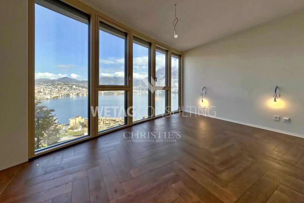 Moderne Neubauwohnung mit Terrasse und atemberaubendem Blick auf den See zum Verkauf in Lugano-Paradiso - Bild 10