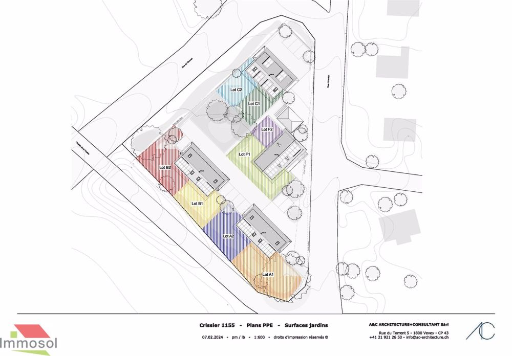 Crissier - Maison Jumelle de 4.5 Pièces avec Jardin - Crissier | Maison Jumelle F1 | Plan résidence