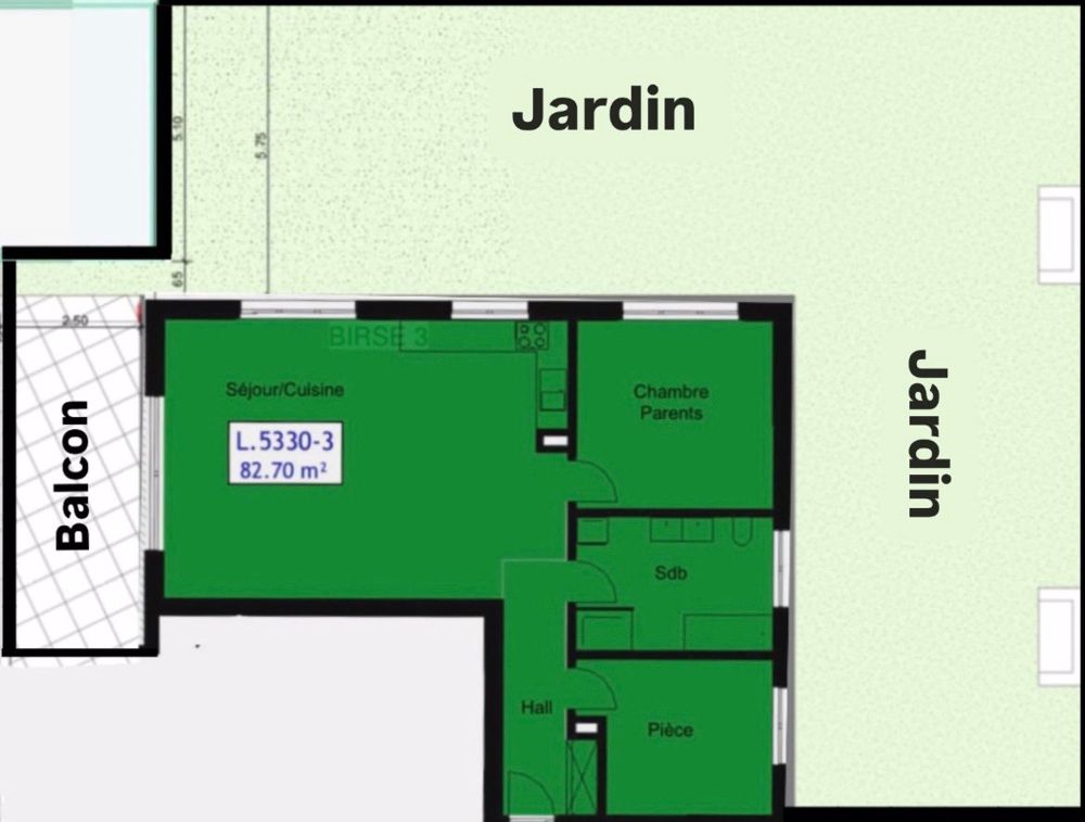 Wohnung mit großem Garten - Bild 8