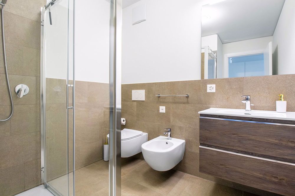 Funzionale appartamento con vista panoramica - Bagno