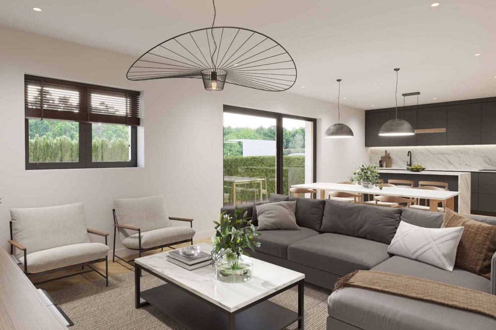 Wohnung mit 4.5 Zimmern und Garten - Bild 1