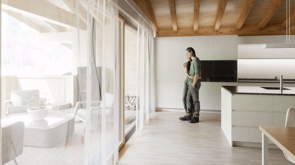 Exklusive 5-Zimmer-Maisonette-Wohnung in Küblis mit atemberaubendem Bergblick - Bild 1