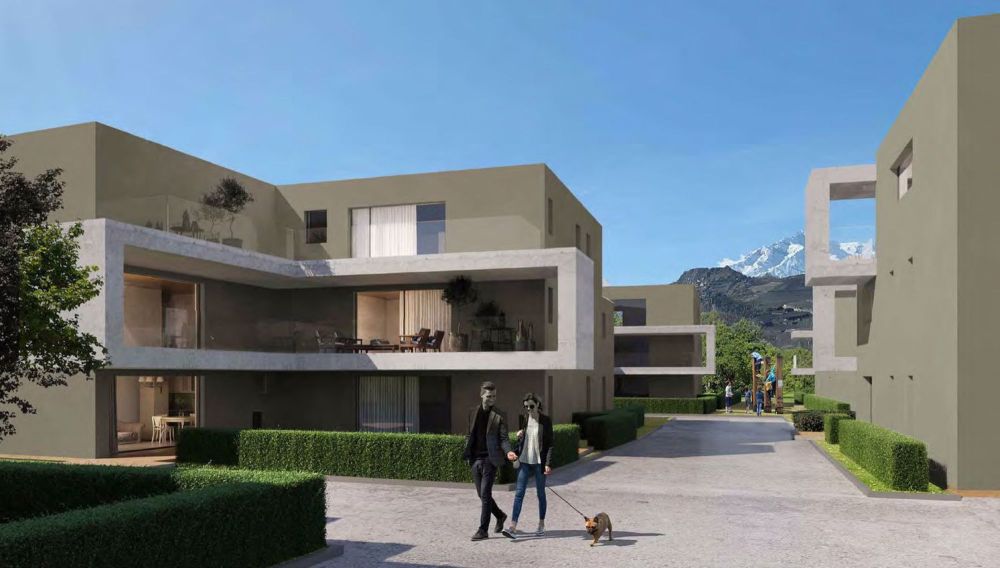 Wohnungen mit 3.5 Zimmern und Garten in einer neuen Wohnanlage - Sion - Bild 5