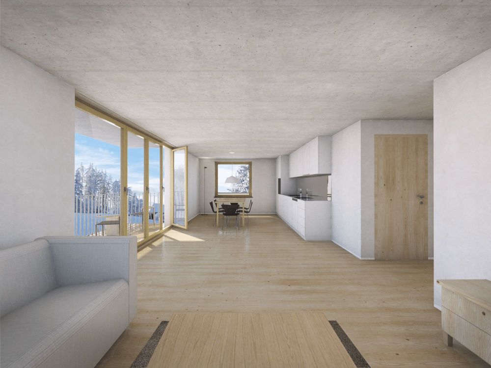 3.5-Zimmer Wohnung (Erstwohnsitz) im neuen "Casa La Muotta" am Dorfrand von Falera - Image 2