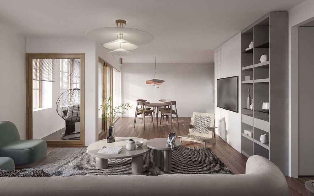 La Sarraz, appartement 2.5 pièces avec jardin, surface 75 m2 - Lot 1 - Bild 4