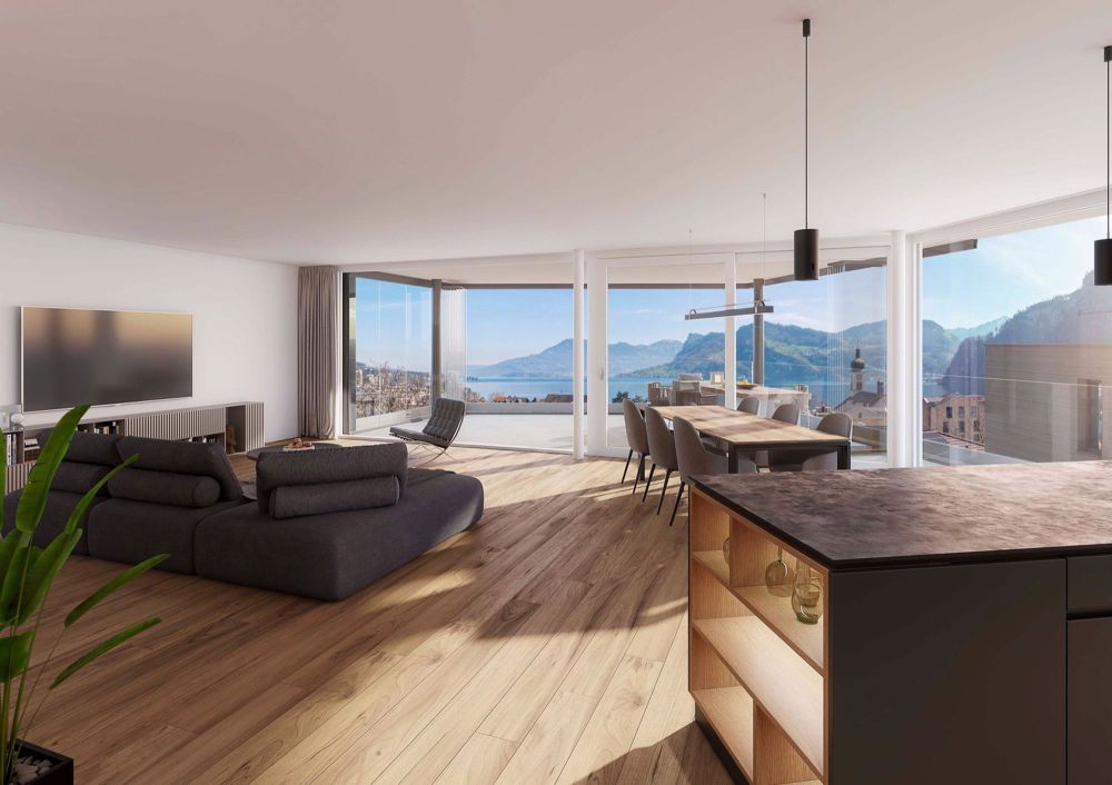 DUA LUX " Exklusive 5.5 Zi.- Wohnung mit See- und Bergsicht - 2.3 - Bild 2