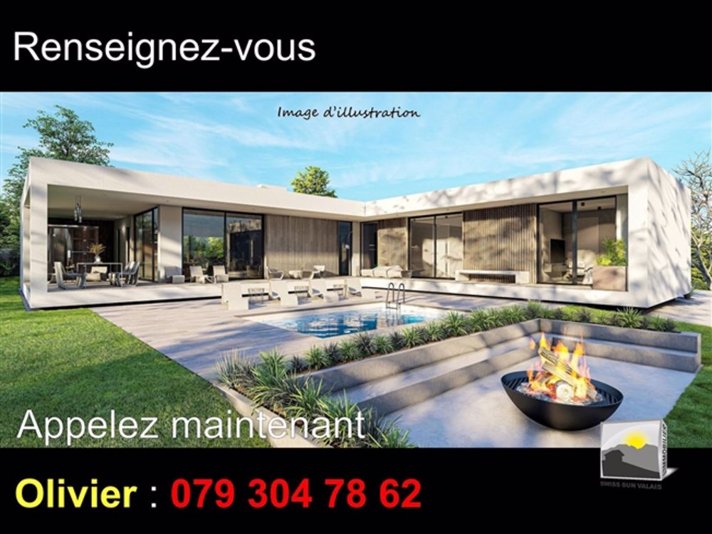 SIERRE/ I am "LINGA" Baugrundstück in Villenbereich von + 700 m² zum Verkauf im Wallis - Bild 1