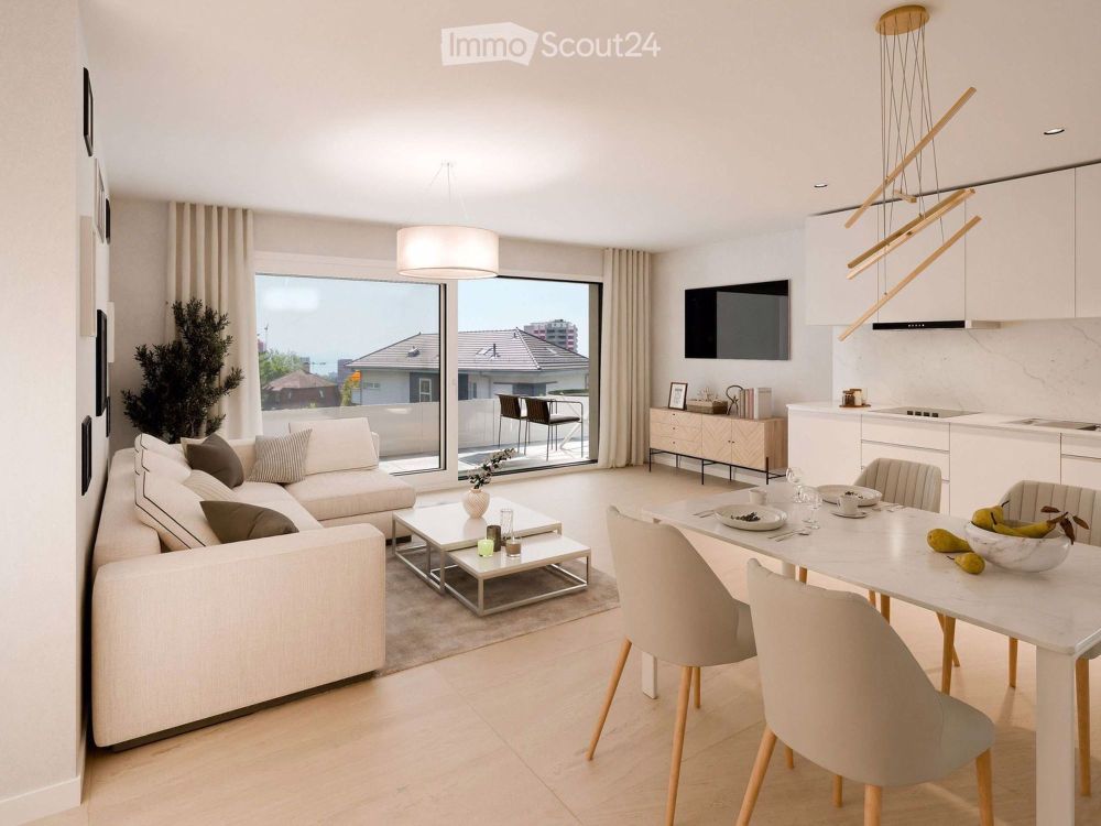 Neue Minergie-Wohnung mit 3,5 Zimmern und 93 m2, mit Blick auf den See und Balkon in Prilly - Bild 10