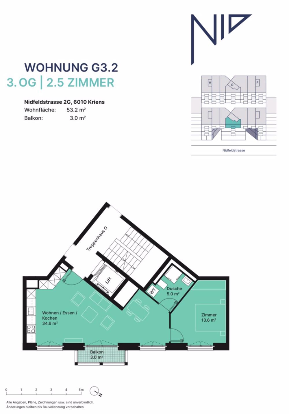 2 ½ Zimmer-Wohnung in Kriens mieten - Bild 2