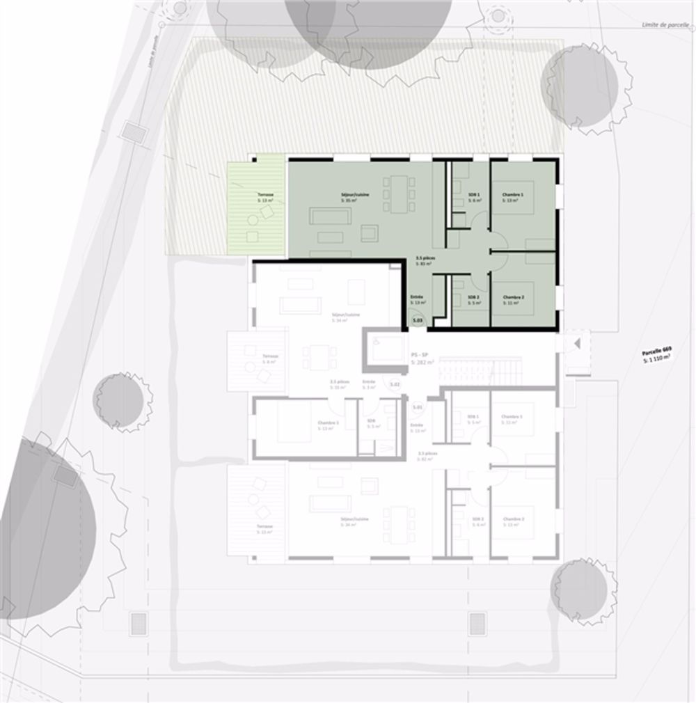 Neue 3,5 Zimmer, in einer ruhigen Gegend und in der Nähe von Geschäften - Bild 3