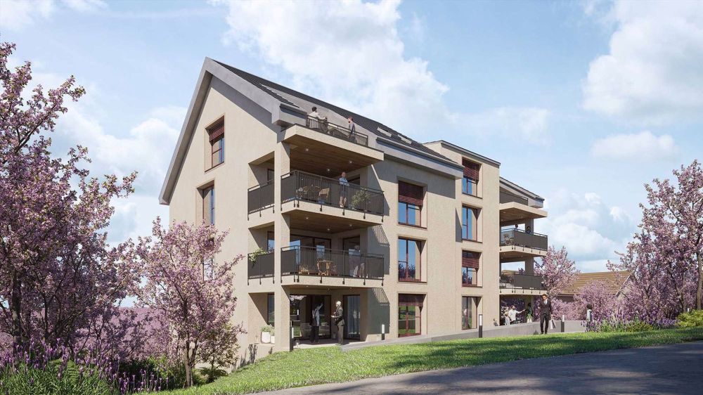 Exklusive 3-Zimmer Neubauwohnung in Bubikon - Image 1