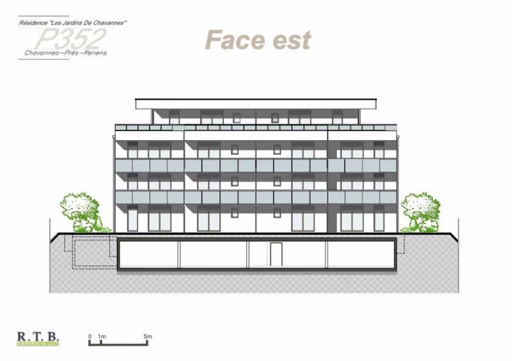 Appartement 2,5 pces au rez avec jardin à Chavannes, lot 5 - Bild 9