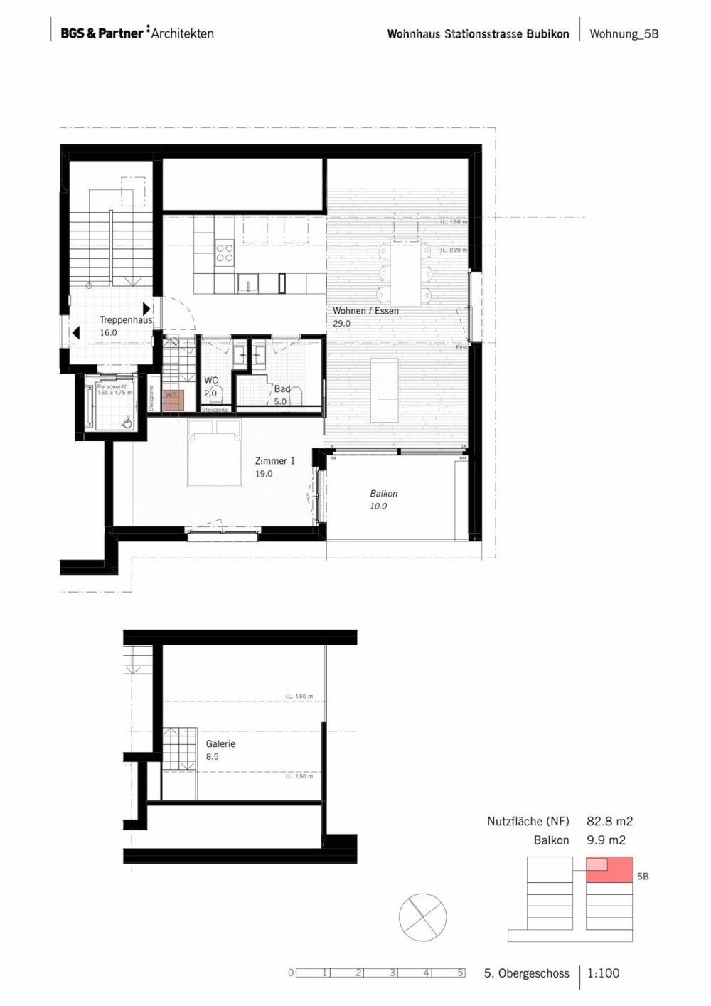 Großzügige, helle Dachwohnung in Bubikon – flexibel gestaltbar als 2.5- oder 3.5-Zimmerwohnung - Bild 5