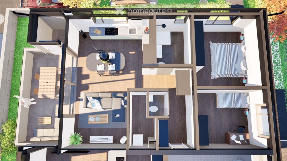 Moderne 3.5 Zi. / 4.5 Zi. Wohnungen - NEU Preisanpassung 3.5 Zimmer - Bild 2